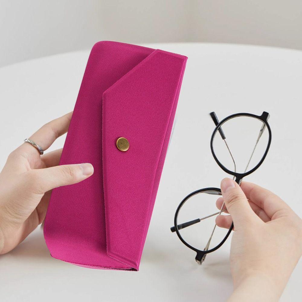 Triangular Folding Glasses Box Portable Eyewear Protector Glasses Sunglasses Bag Men Women