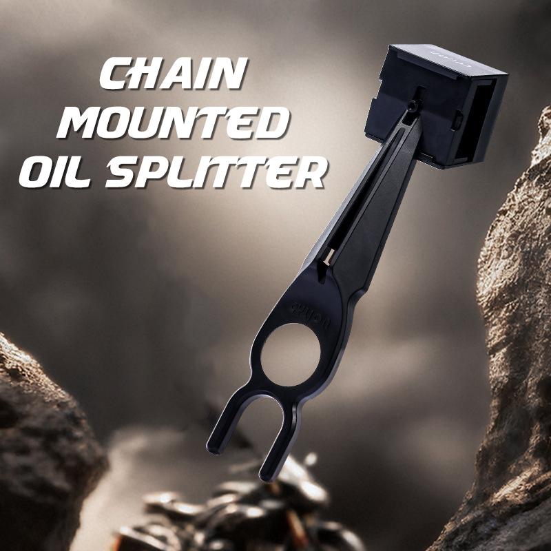 Motorcycle Chain Lube Applicator Mess-Free Chain Wax Chain Cleaner Attachment Motorcycle Chain Oiler Spray Gear For Motorcycle