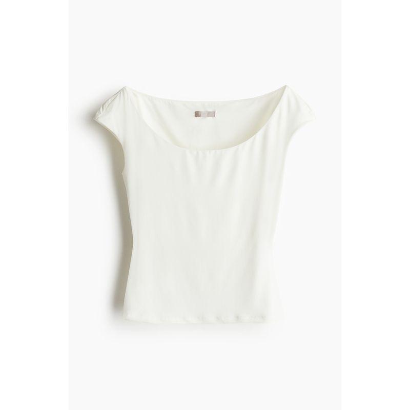 

HM Women s T-shirt Fall Slim Fit Stretch Ballet Collar Plaid Breathable Short Sleeve Tops 1241112