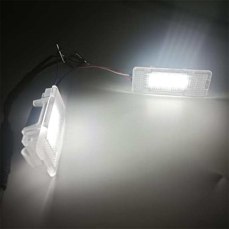 Pour BMW Série 5 X5 E53 Z8 E52 E39 1995-2003 2 Pièces LED Courtoisie Sous Porte Espace aux Pieds Coffre Lampe Intérieure Accessoires Voiture