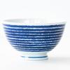 Saikai Pottery Hasami Ware Tableware Rice Rice Diameter Indigo Ball Japanese Rice New Japanese Microwave and Dishwasher Made in 19863 Set, Bowl,