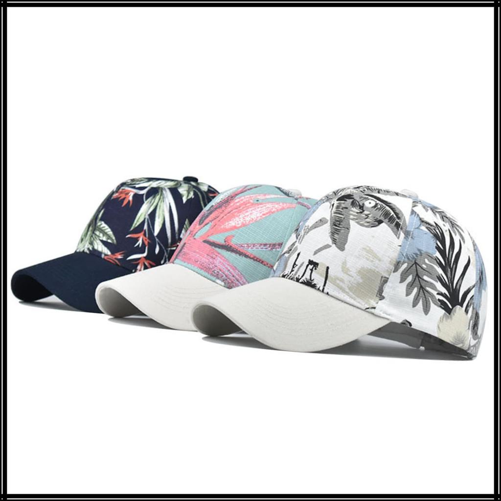 Baseball CZA460 [White Fang] Hut, Kappe, Kappe, Druck, Stilvoll, Trendig, Floral, Lässig, Herren, Damen, (Marine)