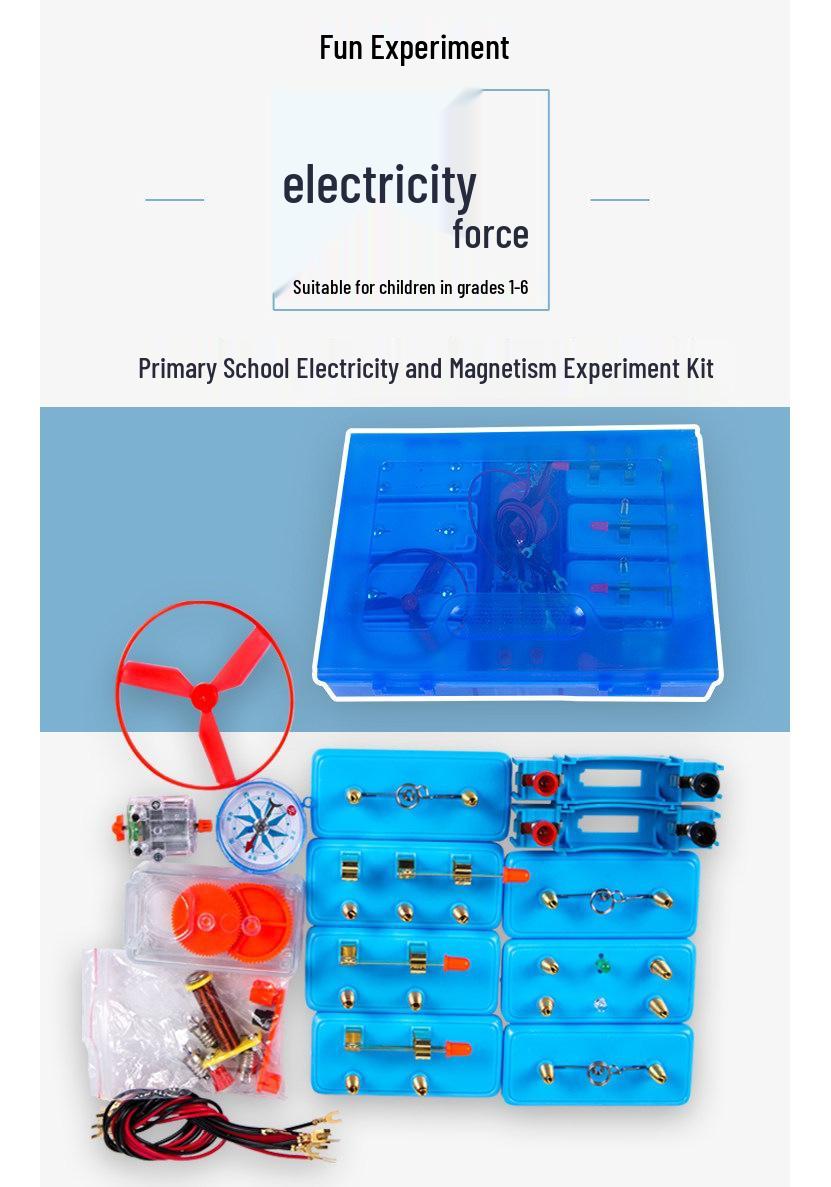 Middle School Physics Experiment Kit: Electromagnetism, Optics, Mechanics, Thermodynamics, Acoustics for Grades 8-9