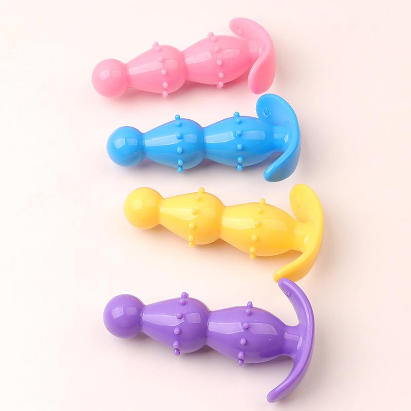 Soft Butt Plug Anal Plug Prostate Massage Stimulator Anal Trainer for Adult Erotic Sex Toys for Women Men Couples