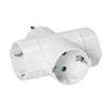 Verteiler 3x2P+E Weiß Or-Ae-13184(Gs) Schuko