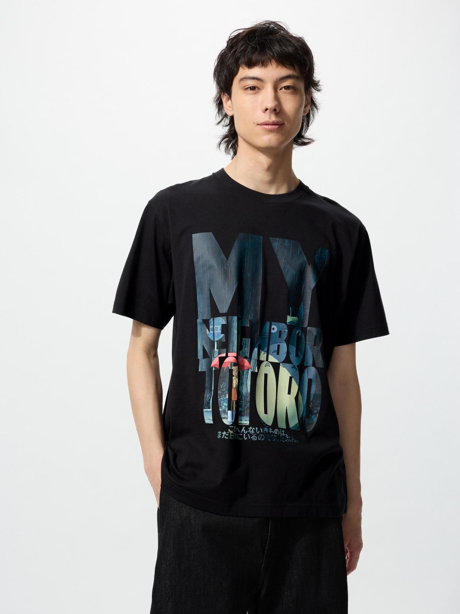 

Uniqlo STudio GhiBli UT Графическая футболка с коротким рукавом B 09 BLACK/UNISEX S