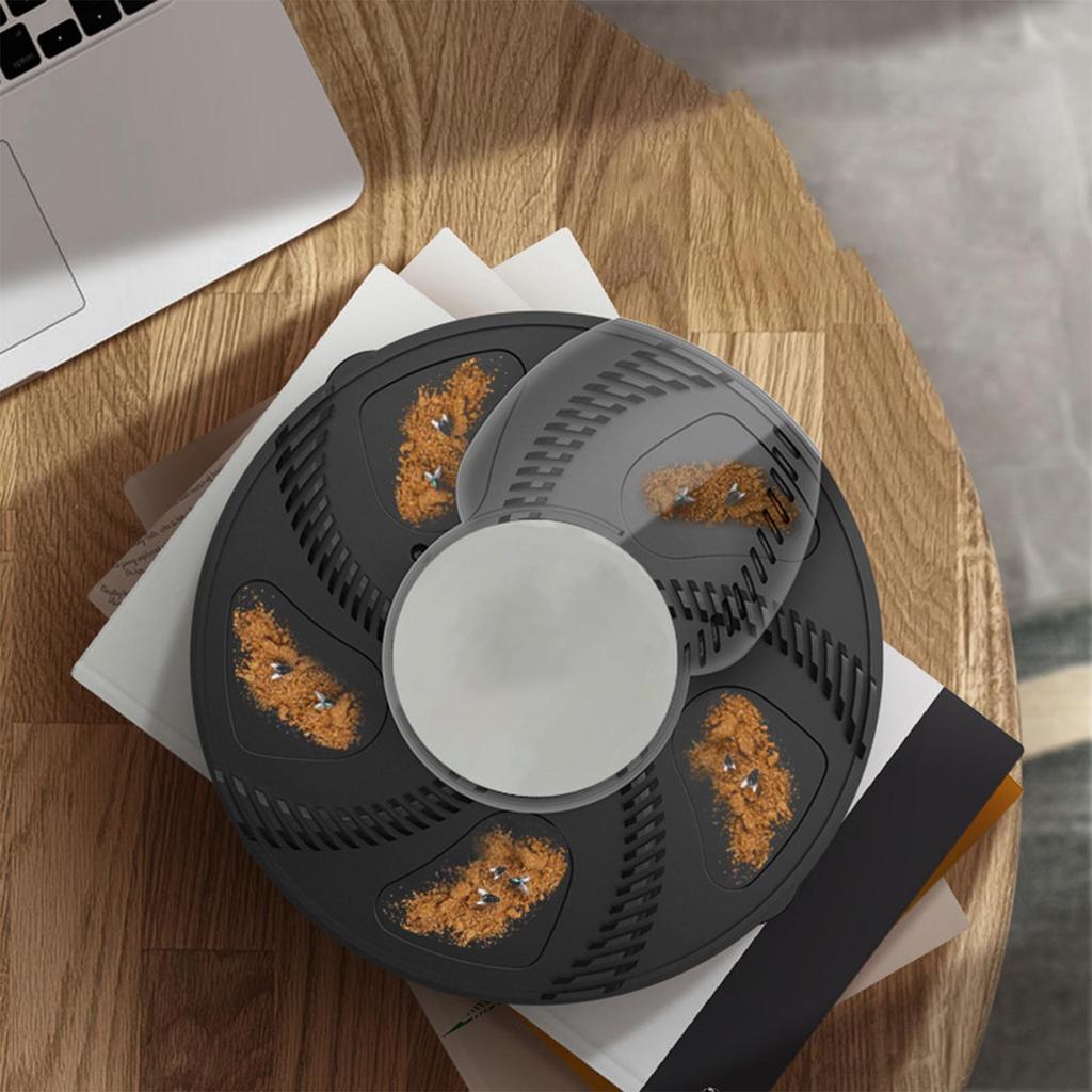 Elektrische Fliegenfalle USB-Stecker Automatische Fliegenfänger Indoor Outdoor Sicherheit Insektenfangwerkzeug Leise Zuhause Küche Garten Fliegenfalle