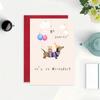 Hilarious Dachshund Birthday Card Hot Diggity Dog Funny Greeting for Him Her Cute Wiener Dog Gift for Pet Lovers Owners
