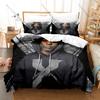RIP DMX Duvet Cover + 2 Pillowcases, Hip Hop Legend Memorial Print Bedding Set Fans Unique Memorial Design Bedroom Bedding Set