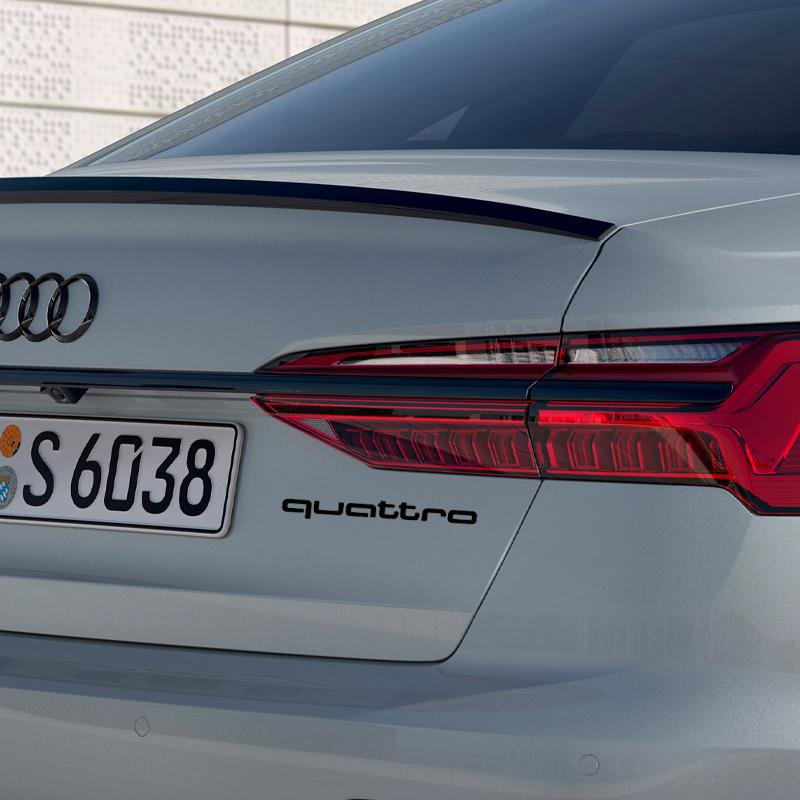 For Audi Sline quattro RS A4 B5 B6 A3 A5 A6 C6 C5 A1 A7 A8 Q2 Q3 Car Body Window Trunk Decoration Stickers Auto Accessories