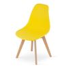 Kito Chair Yellow / Natural Legs X 3