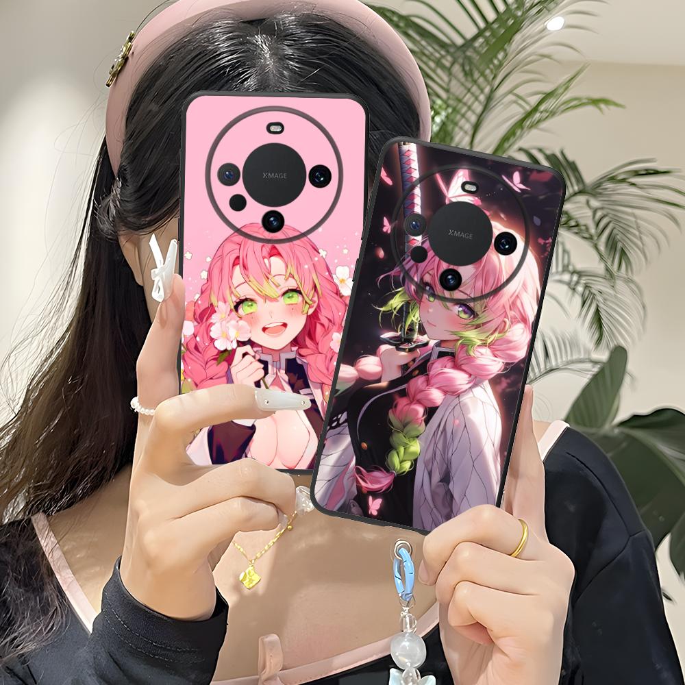 Demon Slayer Mitsuri Phone Case for Huawei Mate 60 50 40 30 20 10 Pro Plus Lite E 5G Colour Protective Luxury Smartphone Pretty