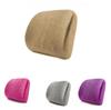 Memory Foam Lumbar Support Pillow With Plush Cover For Office Chair And Bed