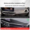 ABS Carbon Fiber Car LHD Center Console Panel Decoration Cover Trim For BMW X5 X6 X7 G05 G06 G07 2019-2025 Interior Accessories