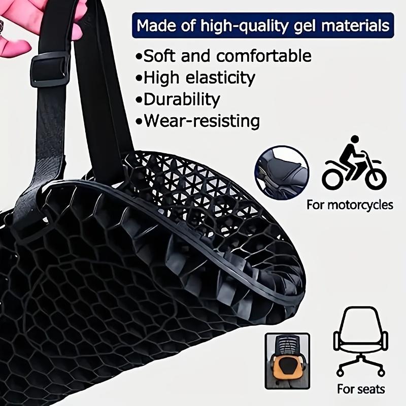 Universal Motorcycle Seat Cushion Anti-Slip Waterproof Durable Breathable 3D Shock Absorption Cover Sunshade Motorcycle Accessor