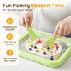 Multifunctional Rolled Ice Cream Maker Cold Sweet Fried Ice Pan DIY Household Frozen Yogurt Maker for Homemade Stir Fry Ice Tray