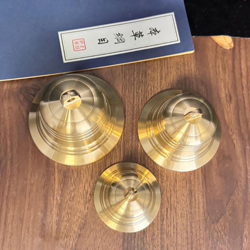 Copper Bell Diy Crafts Keychain Charms Hanging Pendants Jewelry Doorbell Ornaments For Home Office