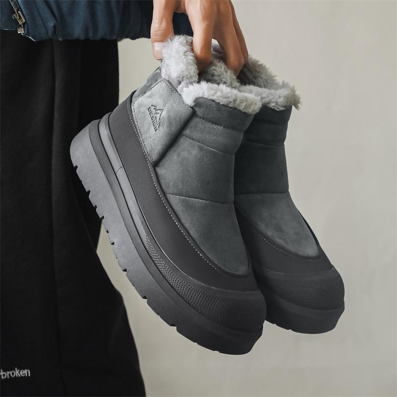 Cotton shoes autumn and winter new velvet thickened high-top warm Martin cotton boots cold-proof outdoor snow boots