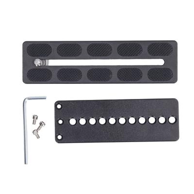 Vertical Camera Quick Release Plate Aluminum Alloy L Shaped Stand With 14 Screw Hole
