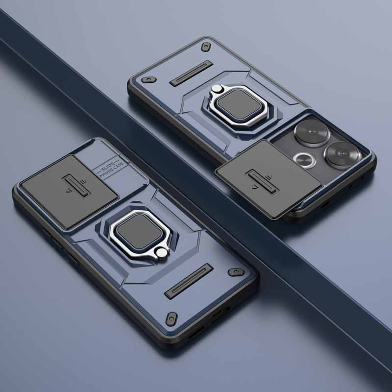 

Чохол для POCO F6 із застібкою-блискавкою для камери Xiaomi Poco F6 F 6 X5 X6 F5 C65 C75 M6 Pro 4G, що закриває задню панель, Redmi Turbo 3, Fundas POCO X5 Pro 5G синій