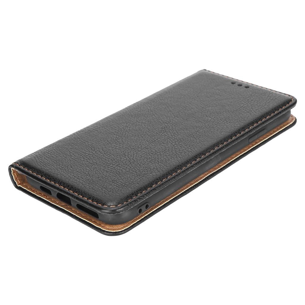 PU Leather Wallet Flip Cover with Credit Card Slot Magnetic Closure Shockproof Case for IPhone XS MAX
