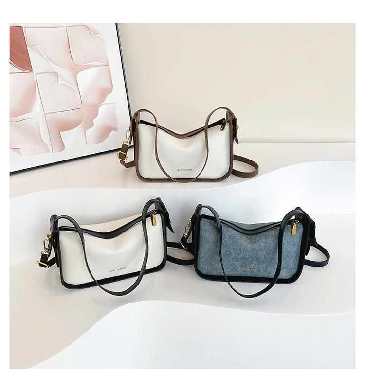 Chic Street Style Shoulder Bag Women's Trendy Retro Underarm Bag 2024 Spring New