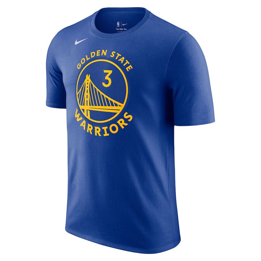 Nike Golden State Warriors NBA Poole Icon 2022/23 Soft Comfortable Skin-Friendly Versatile Short Sleeve T-Shirt Men T-Shirts DR6374-497
