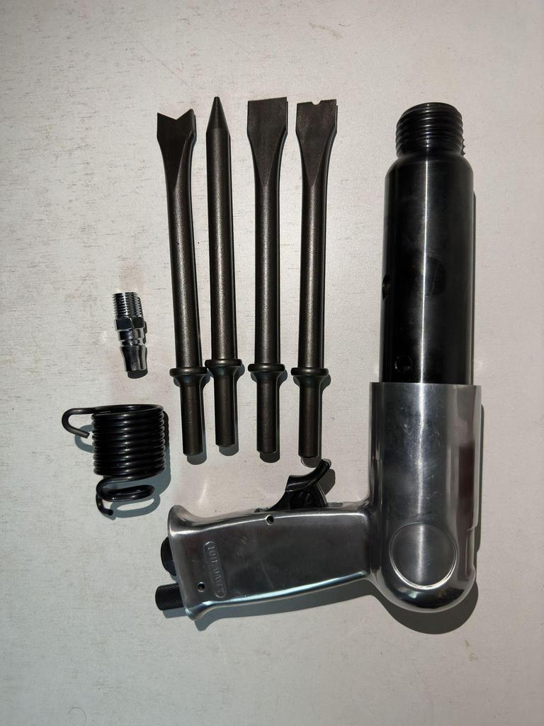Martello Pneumatico Multifunzione: Pistola Pneumatica a Percussione per Rimozione Ruggine e Pastiglie Freno
