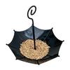 Umbrella Bird Feeder Outdoor Hanging Bird Feeder Decorative Open Bird Feeder for Balcony Garden Backyard