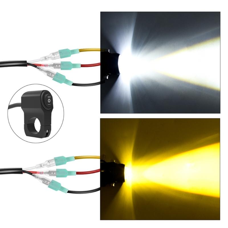 Waterproof Motorcycle Fog Lights Wire Switch Harness Headlight Spotlights Wire Cable Suitable for ATV Car LED Work Light