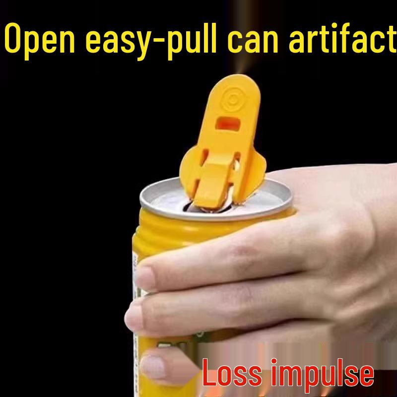 Compact Pull-Tab Bottle & Can Opener: Dustproof, Twist-off Cap Tool