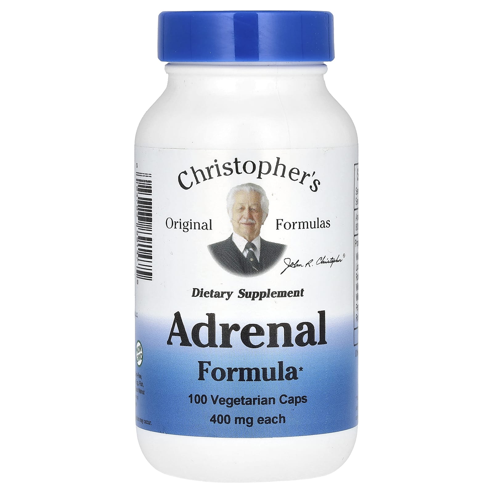 

Christopher S Original Formulas, Adrenal Formula, 800Mg, 100 Veggie Caps (400Mg per Capsule)