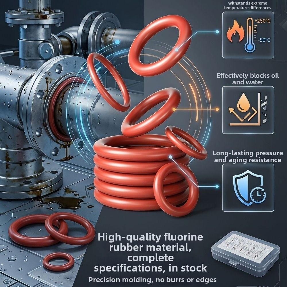 Heat-Resistant O-Ring Seal Set High-temperature Resistant O-Ring Combo Pack  Cars