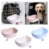2Pcs Crate Dog Bowls Easy to Mount Water Feeder Dish for Wire Cages or Crates