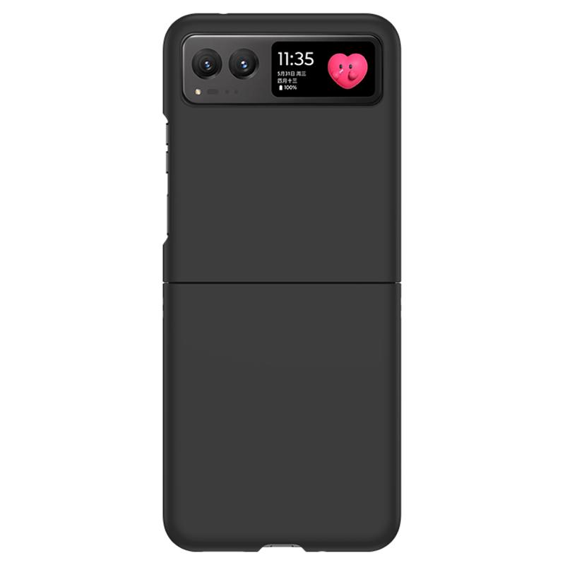 

Для Motorola Razr 40 5G Ударопрочный Жесткий ПК Чехол для Телефона Ультратонкий Скин-тач Задняя Крышка Black