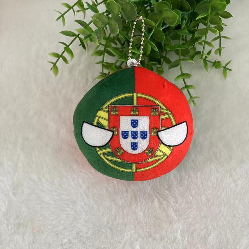 Julegaver Country Ball Plysjdyr 10Cm Polandball Anheng Landsflagg Kuler Countryball Kosedukke