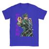 T-shirt Grafiche Stampate Anime JOJO's Bizarre Adventure per Uomo Donna Jutaro kujo 100% Cotone T-Shirt Abbigliamento