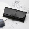 Portable Leather Sunglasses Case - Trendy Soft Eyewear Packaging Box In Stock