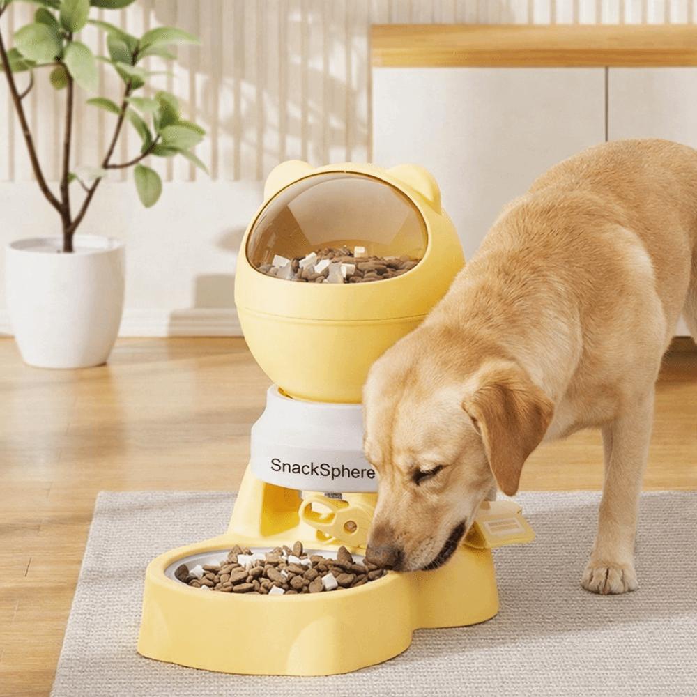 Automatický dávkovač krmiva pro domácí mazlíčky s velkou kapacitou Nepropustný lisovací dávkovač pro kočky Chytrá miska na krmení koček Krmení domácích mazlíčků