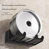 No-Drill Wall Hair Dryer Holder & Storage Rack