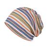 Unisex Beanie Summer Hats Soft Breathable Beanie Hats Striped Patterned Openwork Breathable Knit Hat for Outdoor Summer Vacation