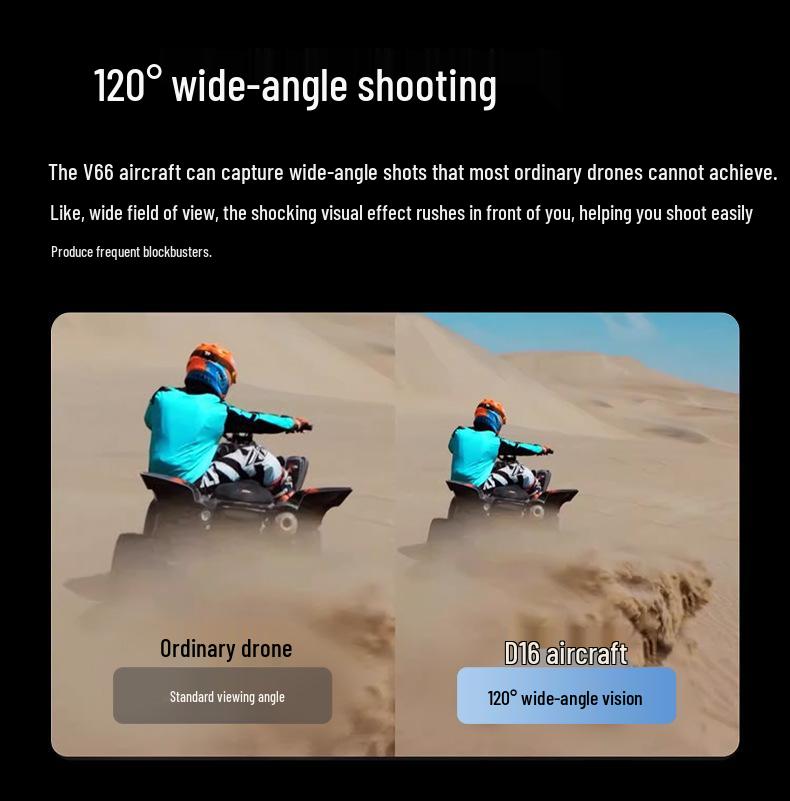 V66 Obstacle-Avoidance 4-Axis Remote Control Drone - Full Protection Toy Aircraft