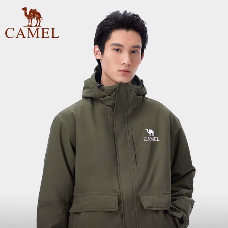 CAMEL Men's Outdoor Padded Hardshell Jacket