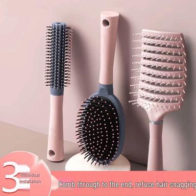 Women's Anti-Static Fluffy Long Hair Massage Comb - Cushion Airbag for Smooth, Curly Hair