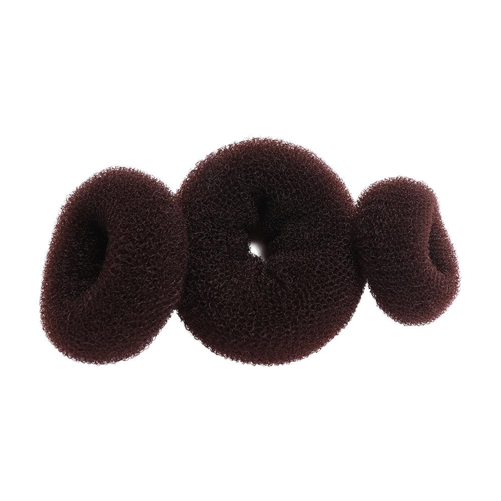 3Colors Hair Bun Maker Hair Clip Easy Big Ring Hair Accessories Hair Bun Donut Girls Women