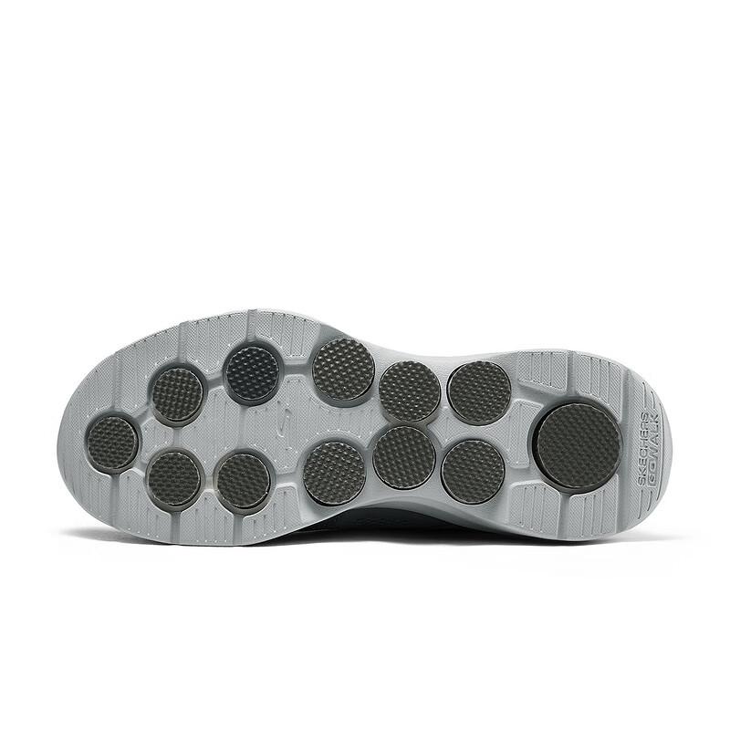 Skechers Go Walk 7 Comfortable Versatile Breathable Low-Top Casual Shoes Men Sneakers Gray 216640-GRY