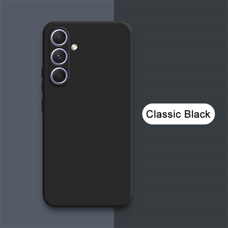 Capa de Silicone Fosca da Moda para Samsung Galaxy A57 A37 A27 A17 A07 A56 A36 A26 A16 A06 A55 A45 A35 A25 A15 A05 Proteção da Câmera Capa à Prova de Choque