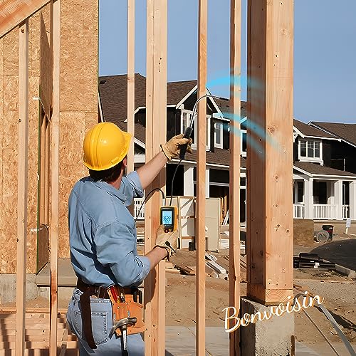 Bonvoisin Digital Anemometer, Thermal Wire Type, with Thermometer, Compact, Handheld, Battery Operated (Batteries Sold Separately), High Accuracy, Bac