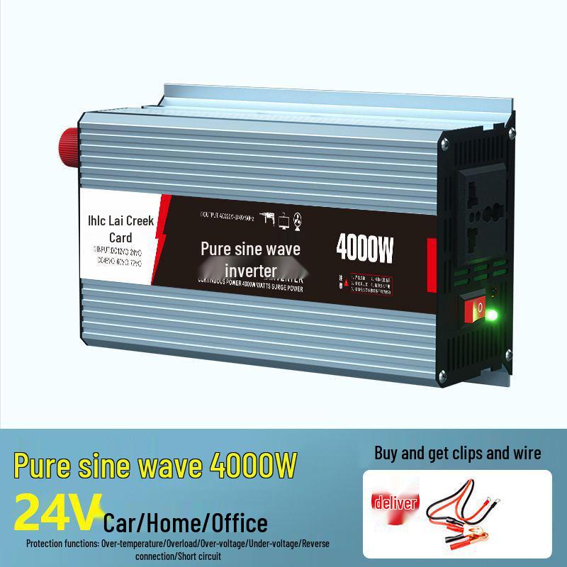High-Power Pure Sine Wave Smart Inverter: 12V/24V/48V/60V To 220V for Car and Home Use