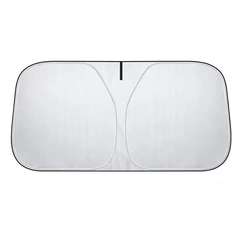 

Для солнцезащитного козырька на лобовое стекло для Tesla Model 3 Highland Model Y 2016-2024 Солнцезащитный экран Защита от тепла и УФ-лучей Аксессуары-козырьки